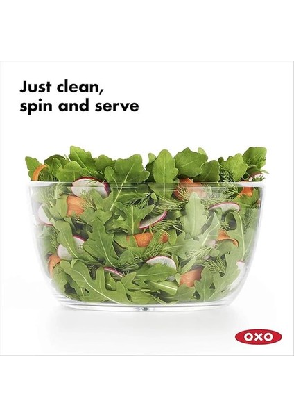 - Good Grips Süzgeç ve Kapaklı Küçük Salata Santrifüjü, Salatanın ve Otların Yıkanması ve