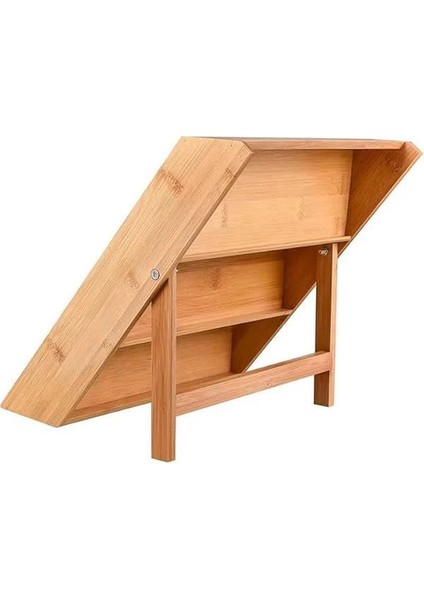 3 Katlı Doğal Bambu Ayaklı Baharatlık Rafı Organizer – Tezgah Üstü ve Çekmece Içi