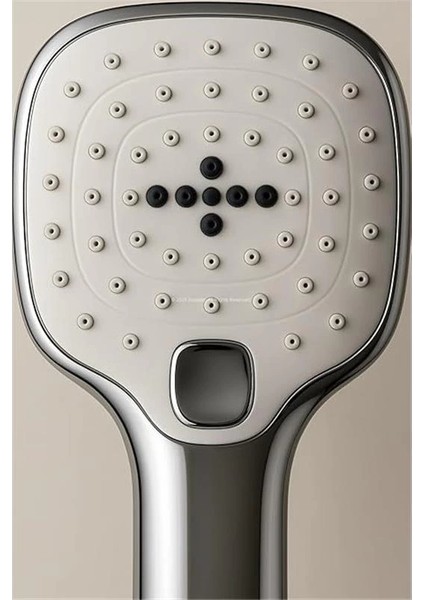 Spiralli Duş Başlığı Seti, 3 Fonksiyonlu Tuşlu Geniş Gövde Krom Duş Başlığı, 150 cm Duş indirimleri