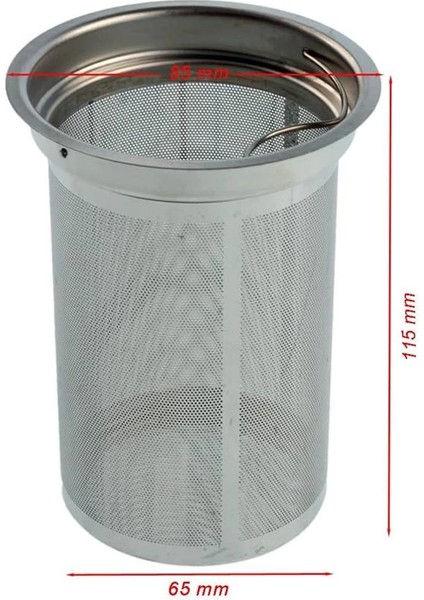 Kg-Part Çay Makinesi Metal Demlik Süzgeci 6.5 x 11.5 cm fiyatları