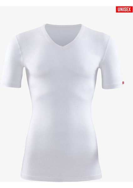 Unisex Termal Tişört – V Yaka, Isı Tutucu Kışlık Iç Giyim 1263