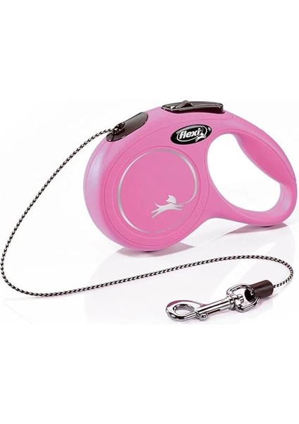 Flexi New Classic Xs Beden Pembe 3mt Ipli Tasma