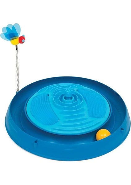 Catit Play 3 In 1 Circuit Ball Toy With Catnip Massager Toplu Yaylı Masaj Kedi Oyuncağı
