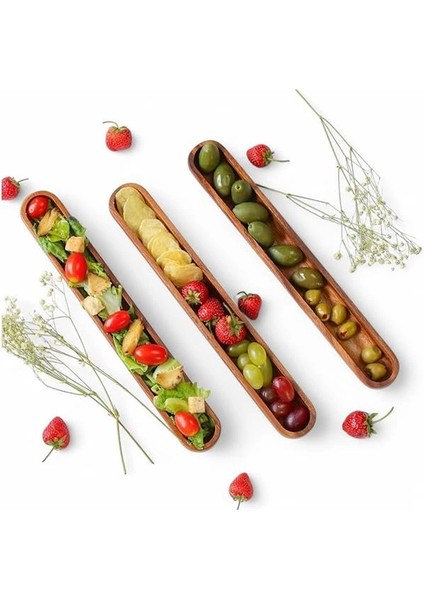 Akasya Ağacından Ahşap Zeytin Tabağı, Zeytinlik,ahşap Zeytin Tepsisi El Yapımı Akasya Ahşap fırsatları