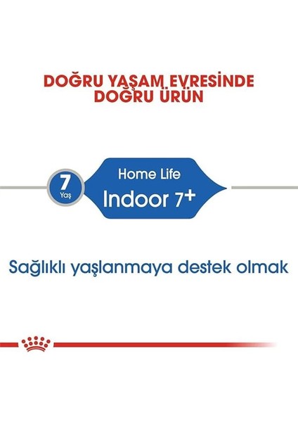 Indoor + 7 Yaş Kuru Kedi Maması, 3.5 kg