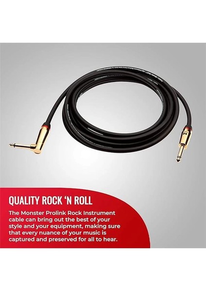 Prolink Rock Instrument Cable - Right Angle To Straight | 6.4mt indirimleri