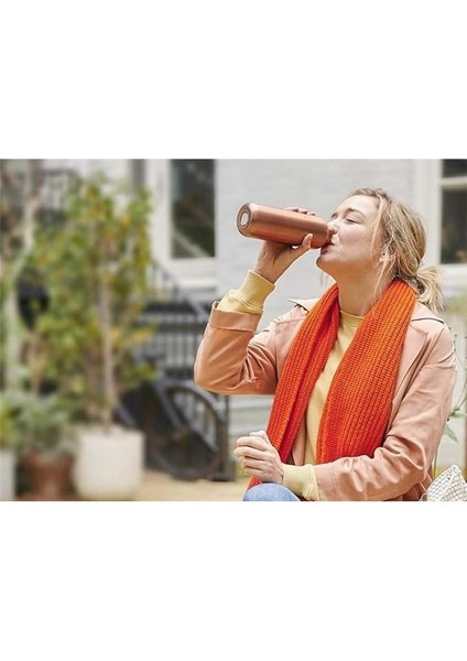 Thermo Ellipse 500 ml Pembe Altın – Içecekleri Uzun Süre Soğuk Veya Sıcak Tutar – Paslanmaz