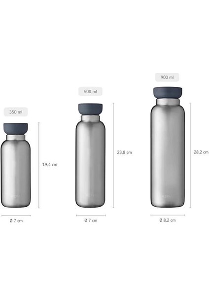 Thermo Ellipse 500 ml Pembe Altın – Içecekleri Uzun Süre Soğuk Veya Sıcak Tutar – Paslanmaz