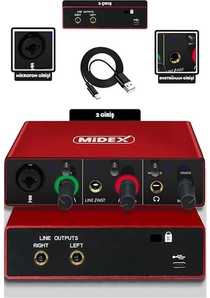 MX2020-GLX-500 Pro Ses Kartı ve Condenser Mikrofon Stand Filtre Set fırsatları