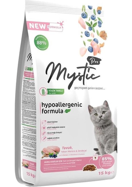 Az Tahıllı Yavru Kedi Maması Tavuklu 15 kg