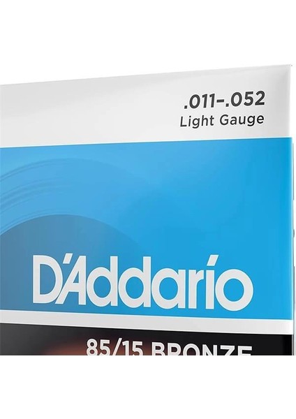 D'addario EZ910 Akustik Gitar Tel Seti, 85/15 Bronze, Light Gauge fırsatları