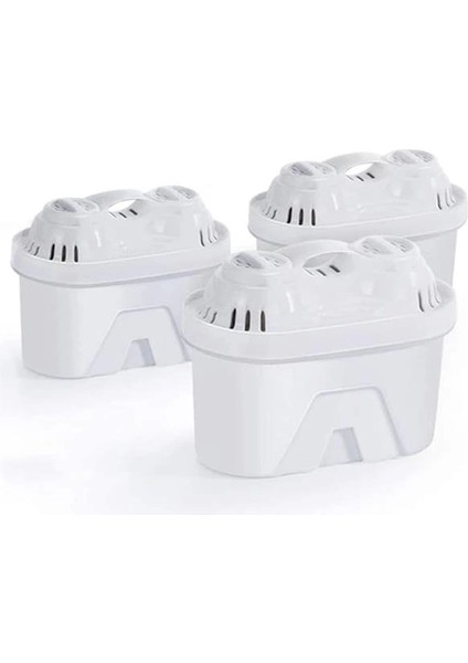 Bluefox 3'lü Arıtmalı Sürahi Filtre Kartuşları - Klor, Kireç ve Organik Safsızlıkları Giderir, Hız