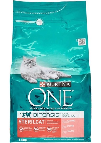 Purina One Somonlu Kısır Kedi Maması 1.5 kg modelleri
