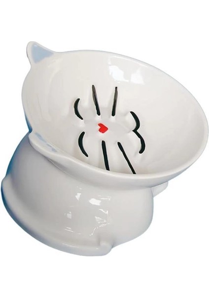 Melove Porselen Yavaş Yeme Mama Kabı (Sky) fırsatları