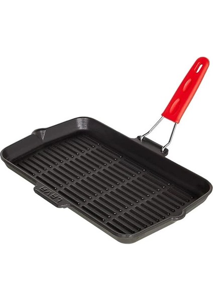 Izgara Tava, Dikdörtgen, 21X36 Cm, Döküm Demir