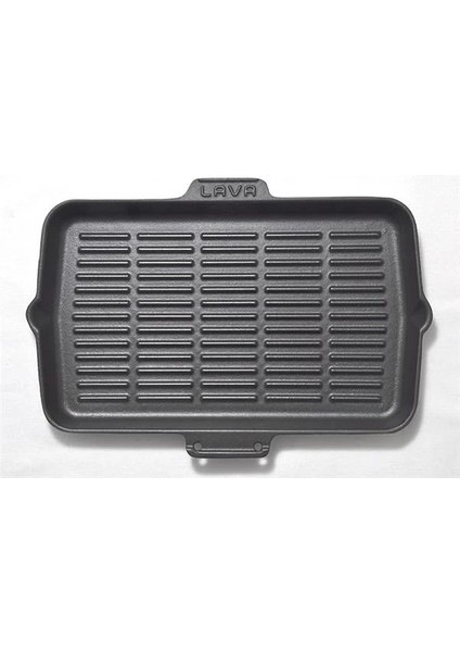 Izgara Tava, Dikdörtgen, 21X36 Cm, Döküm Demir