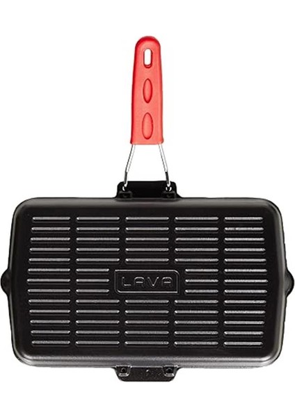 Izgara Tava, Dikdörtgen, 21X36 Cm, Döküm Demir