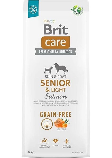 Care Senior & Light, Kilo Kontrolü ve Deri - Tüy Hassasiyeti Olan Yaşlı Köpekler Için
