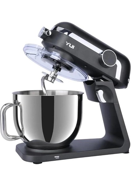 Yui M123 Easy Chef Premium 1800W Dokunmatik Ekran Alüminyum Stand Mikser 7 Litre Siyah modelleri