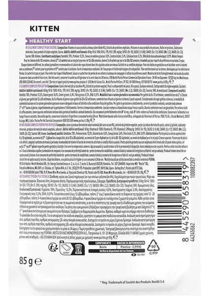 Purina Healthy Start Sos Içinde Hindi Etli Yavru Kedi Maması 85GR Pouch x 26 Adet modelleri