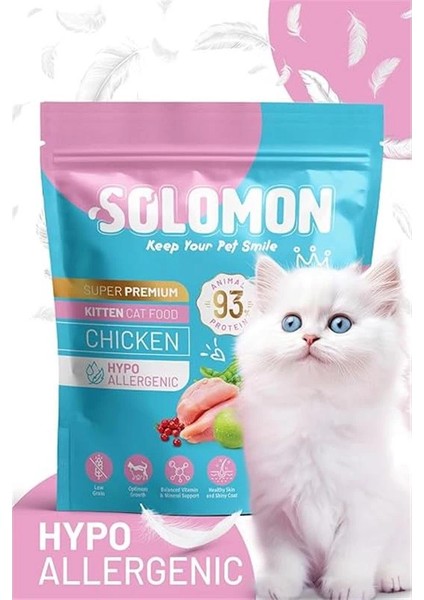 Kitten Yavru Tavuklu Süper Premium Kedi Maması 1,5 kg - Hipoalerjenik - Düşük Tahıllı - Yüksek modelleri