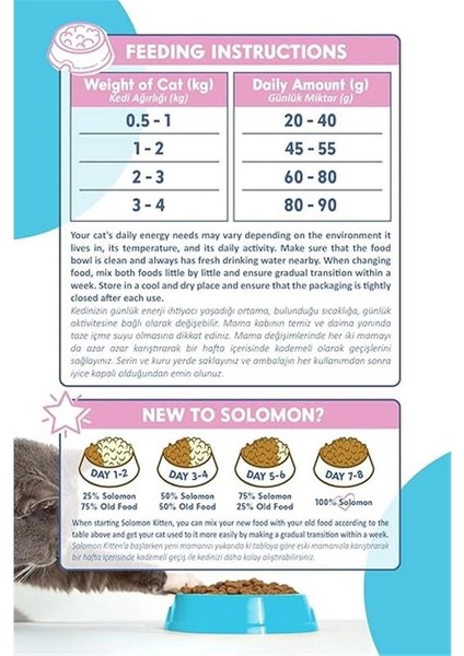 Kitten Yavru Tavuklu Süper Premium Kedi Maması 1,5 kg - Hipoalerjenik - Düşük Tahıllı - Yüksek indirimleri