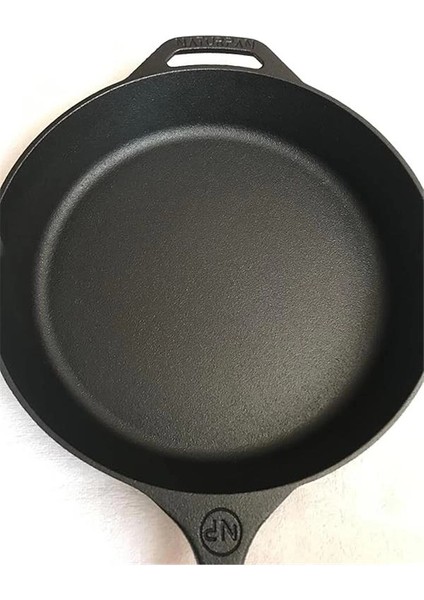 Döküm Tava 30 cm Kaplamasız Gerçek Demir Döküm 12 Inch