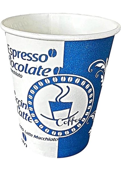 Excodi Cup - [ Cup ] 7 Oz Karton Bardak - 180 ml - 200 Adet Kaliteli Otomat Bardağı, Sızdırmaz modelleri