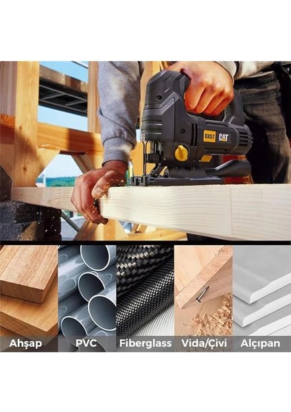 DA06901 Profesyonel Metal/ahşap Hassas/kaba Kesim Dekupaj Testere Ucu 10 Parça