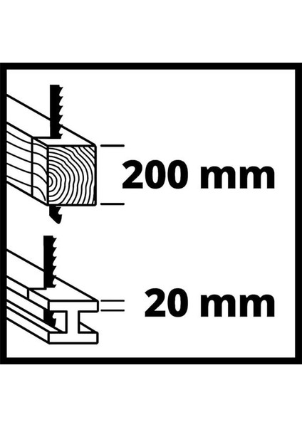 Kılıç Testere Te-Ap 950 E (950W, 28 mm Kesme Yüksekliği, 0-2800D/D, Devir Sayısı, Aletsiz