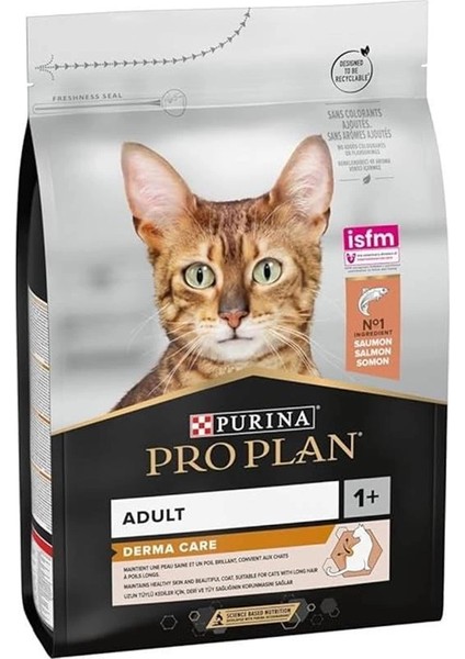 Derma Plus Hairball Somonlu Tüy Yumağı Önleyici Kedi Maması 3 kg