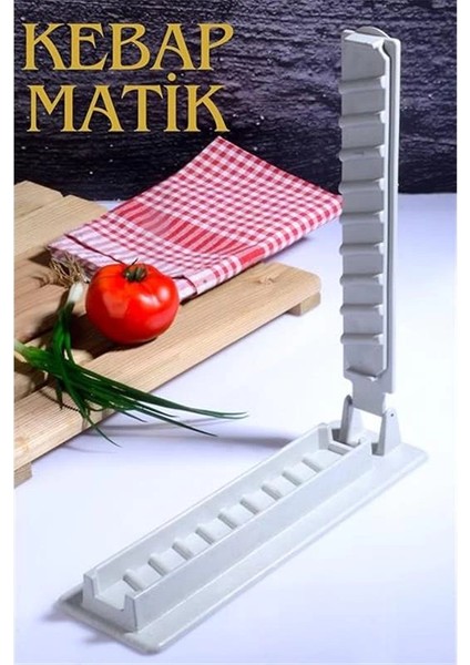Kebapmatik Adana Urfa Kebap Kalıbı Aparatı Pratik Hızlı Kebap Makinesi Kutusu Vk