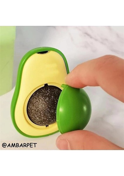 Amparpet Avokado Catnip Avokado Kedi Çimi Topu Avokado Kedi Nanesi Oyuncağı fırsatları