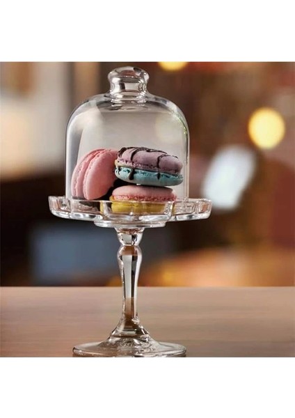 Pasabahce Mini Patisserie Ayaklı Cam Kapaklı Servis Tabağı fiyatları