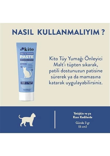 Kısır Veya Yetişkin Kediler Için Tüy Yumağı Önleyici ve Bağışıklık Sistemi Destekleyici Malt fiyatları