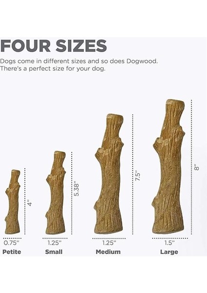 Kızılcık Ahşap Alternatif Köpek Çiğneme Oyuncağı, Küçük indirimleri