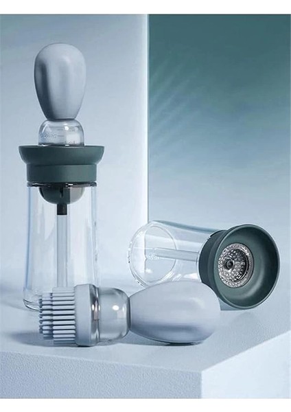 Safestore Cam Hazneli Şişe Silikon Yağ Sos Yumurta Fırçası Yağlama Fırçası