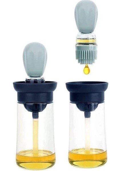 Safestore Cam Hazneli Şişe Silikon Yağ Sos Yumurta Fırçası Yağlama Fırçası modelleri