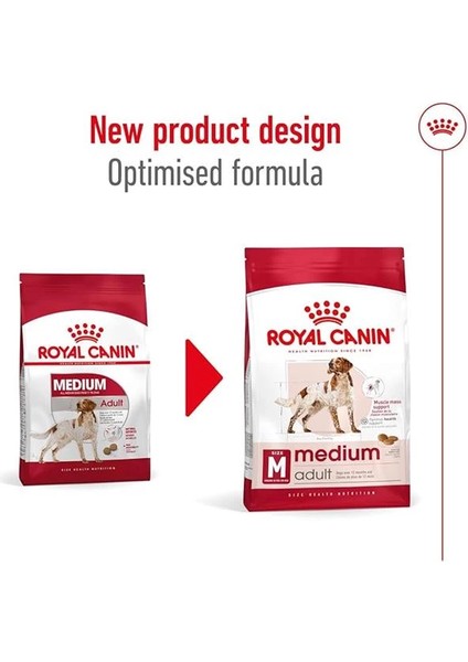 Medium Kuru Köpek Maması, Yetişkin, 15 kg fiyatları