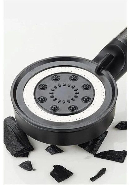 Grandfilter 5 Fonksiyonlu Yüksek Basınçlı Kireç Filtreli Duş Başlığı (Beyaz)