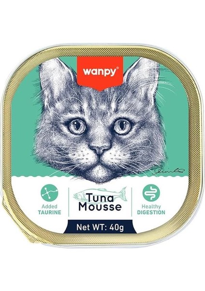 Kedi 40G 6'lı Ton Balıklı Alutray Yaş Mama