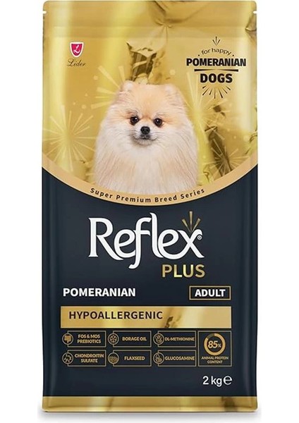 Plus Pomeranian Yetişkin Köpek Maması 2 kg