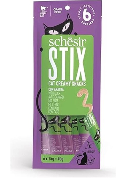 Stix Ördekli Krema Ödül Maması 6X15G