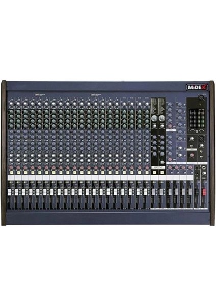 Midex Mix Dm-24 Deck Mikser 24 Kanal Ses Mikseri (4 Grup + 6 Aux + 2fx)