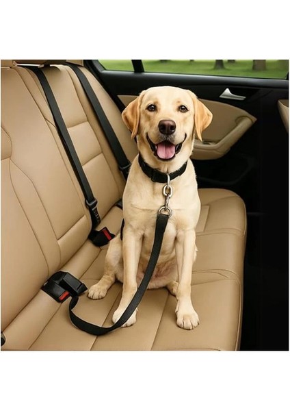 Ayarlanabilir Evcil Hayvan Araç Emniyet Kemeri – Kedi ve Köpekler Için Oto Emniyet Tasması