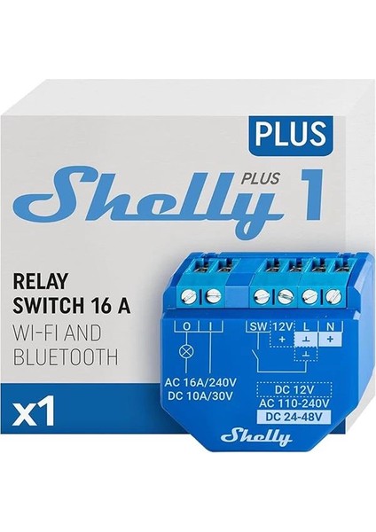 Artı 1 | Wifi ve Bluetooth Akıllı Röle Anahtarı | Ev Otomasyonu | Alexa ve Google Home ile