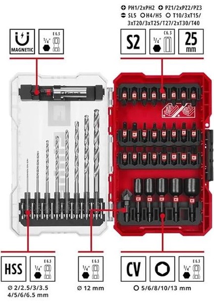 Delici ve Vidalama Uç Seti 16 Parça M-Case Kutu - 49108953 fiyatları
