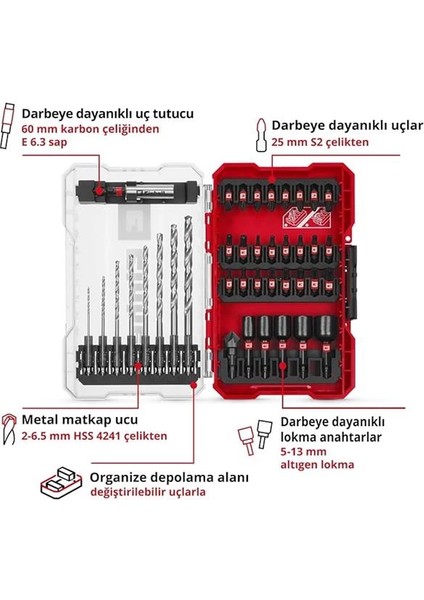 Delici ve Vidalama Uç Seti 16 Parça M-Case Kutu - 49108953 modelleri