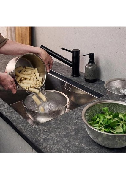 Prep Süzgeç Seti | 18/10 Paslanmaz Çelik | 3-Parça modelleri