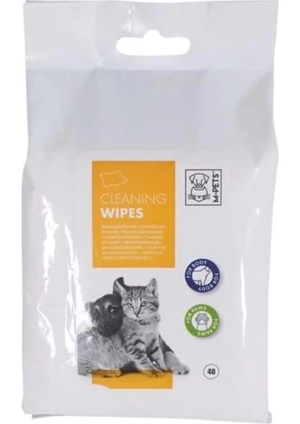 M-Pets Kedi/köpekler Için Temizleme Mendili 40LI fiyatları